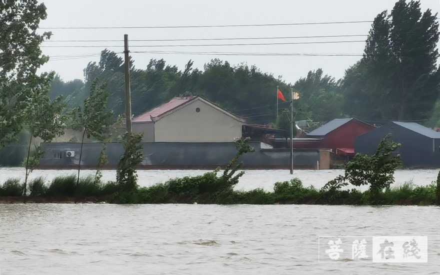 佛教-邢台市隆慈寺受暴雨影响受灾严重