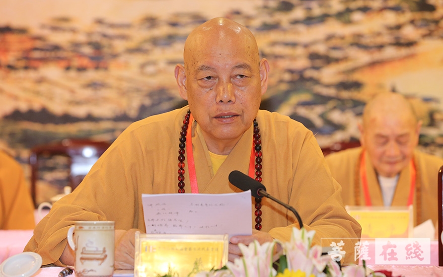 佛教-普陀山佛教协会召开第七次代表会议 道慈大和尚连任会长