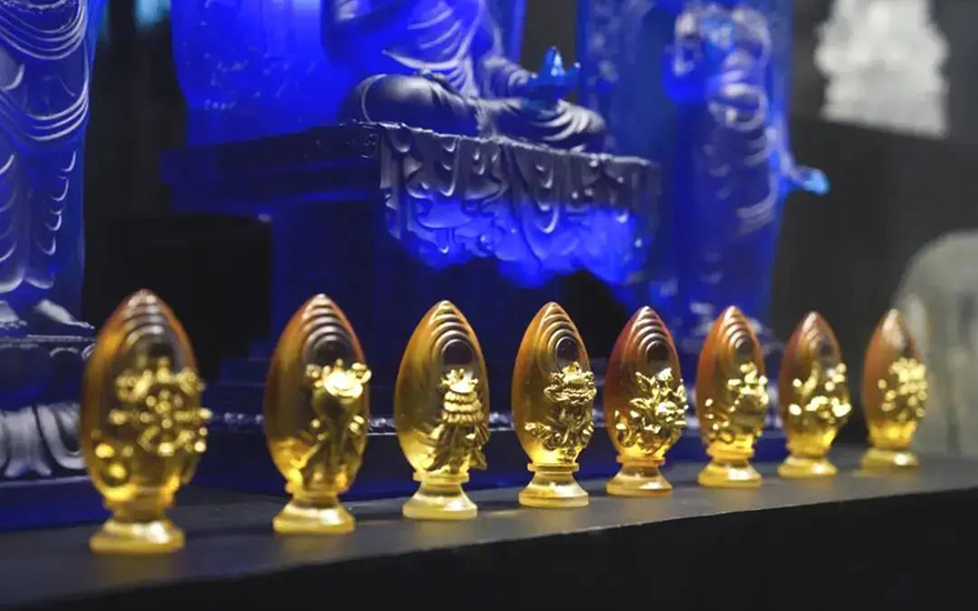 佛教-杭州净慈寺举办当代琉璃佛教造像展 佛教-杭州净慈寺举办当代琉璃佛教造像展
