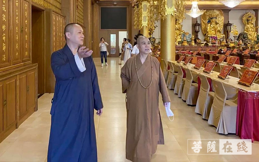 佛教-上海市佛教协会副会长定慧法师参访湖州寿圣寺