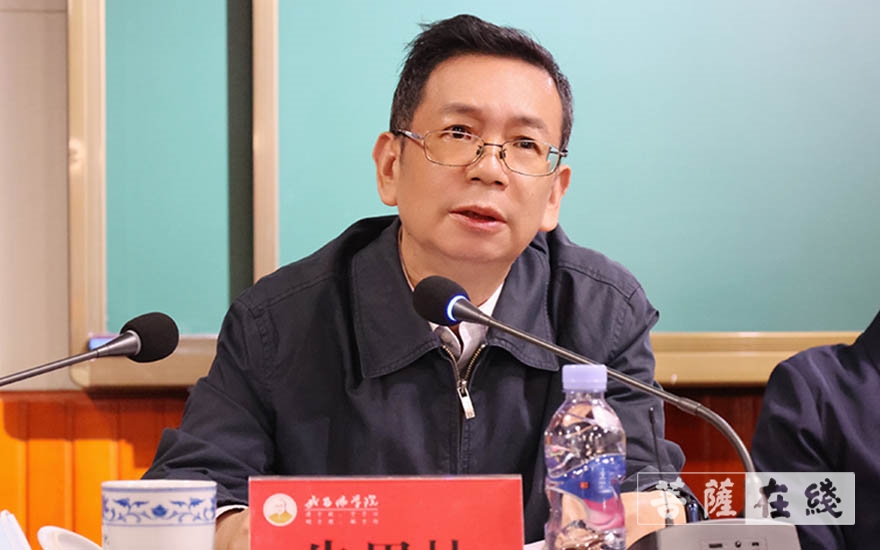 佛教-湖北省武昌佛学院举办恢复办学后首次开学典礼