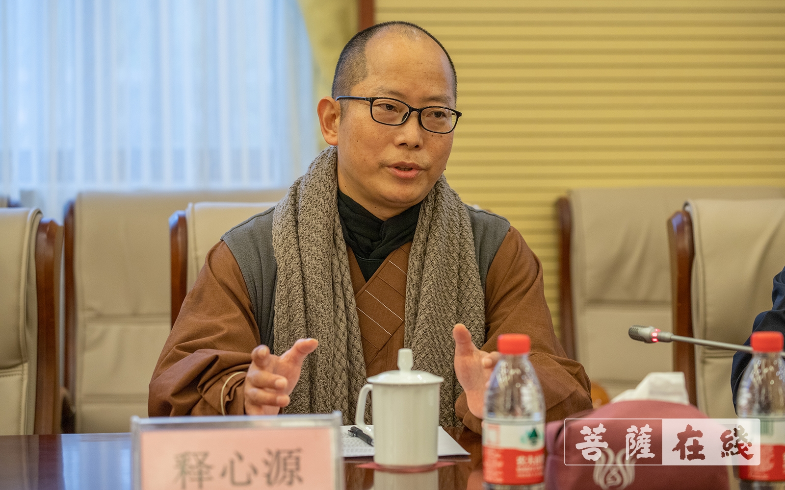 普陀山-安宁市委统战部部长一行考察学习中国佛学院普陀山学院