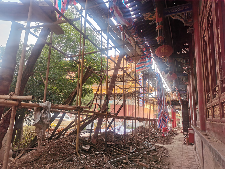 佛教-晋城白马禅寺因暴雨受灾严重，灾后重建迫在眉睫！