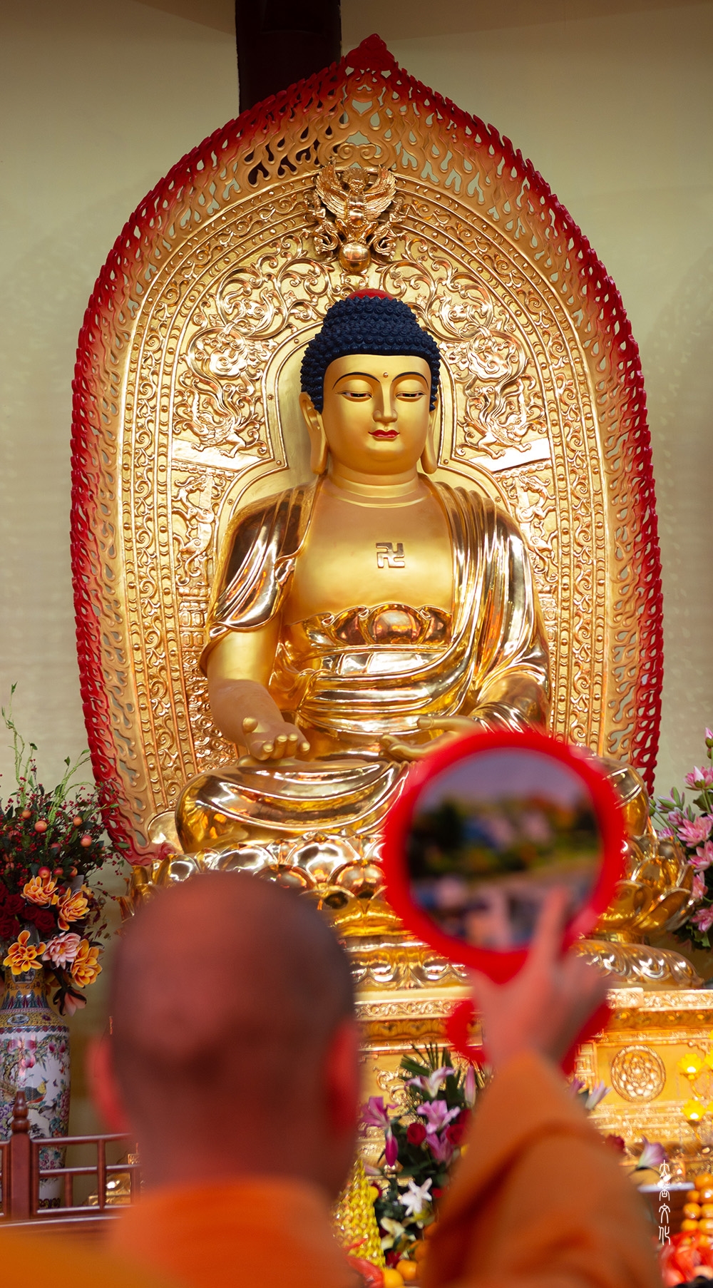 马祖岩宝兴禅寺举行瑞印法师晋院,老殿堂落成暨诸佛殿佛像开光庆典