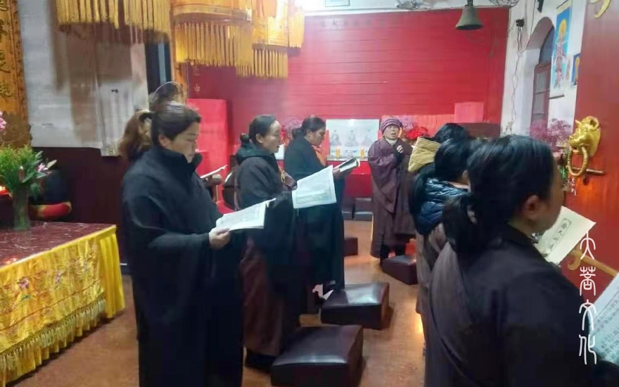 佛教-湖南法华古寺举行监斋菩萨圣诞暨祭灶神活动