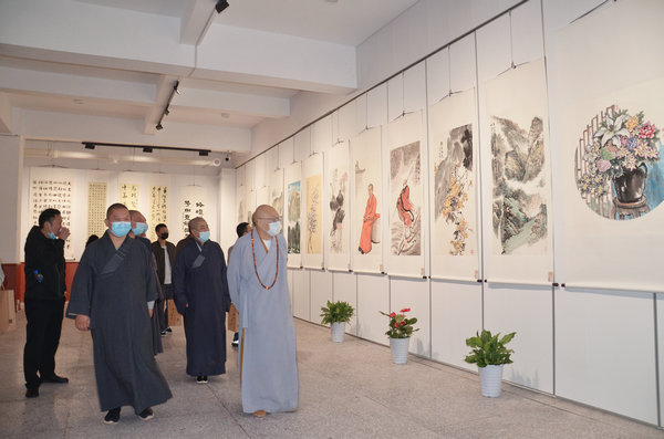 书法-“喜迎二十大 礼赞新时代”翰缘·谷山宝宁寺书画院作品展开幕