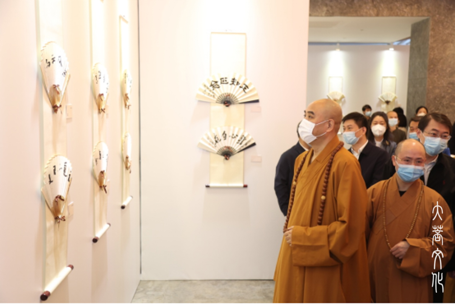 佛教-“同心——上海佛教扇文化艺术展”在宁国禅寺开幕