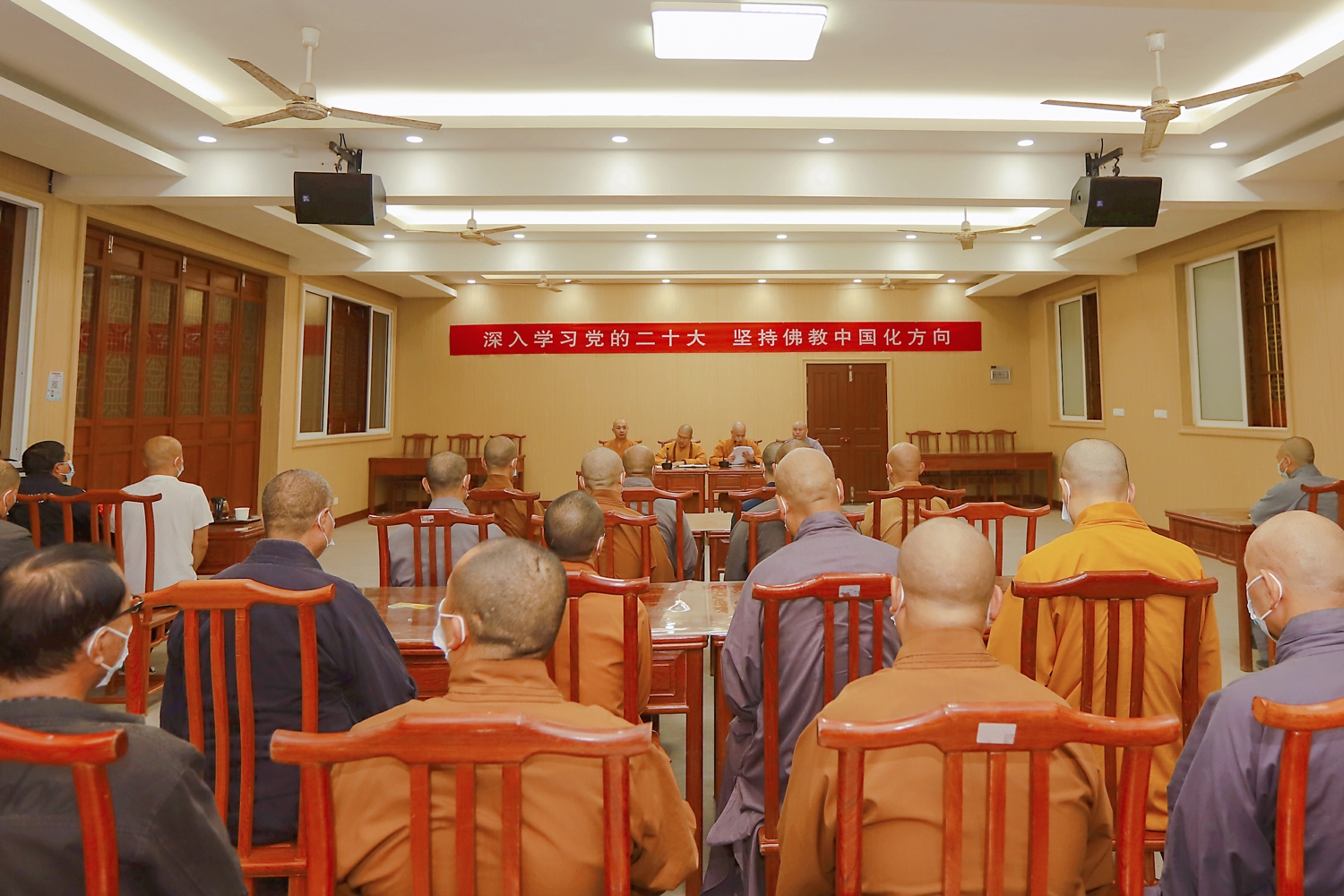 普陀山-普陀山佛教协会各寺院（单位）深入学习贯彻党的二十大精神
