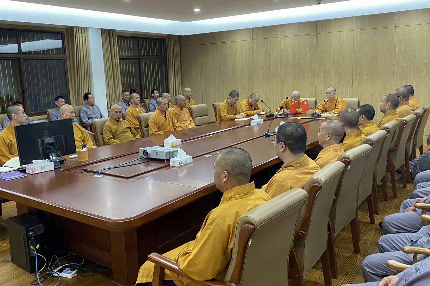 普陀山-普陀山佛教协会各寺院（单位）深入学习贯彻党的二十大精神