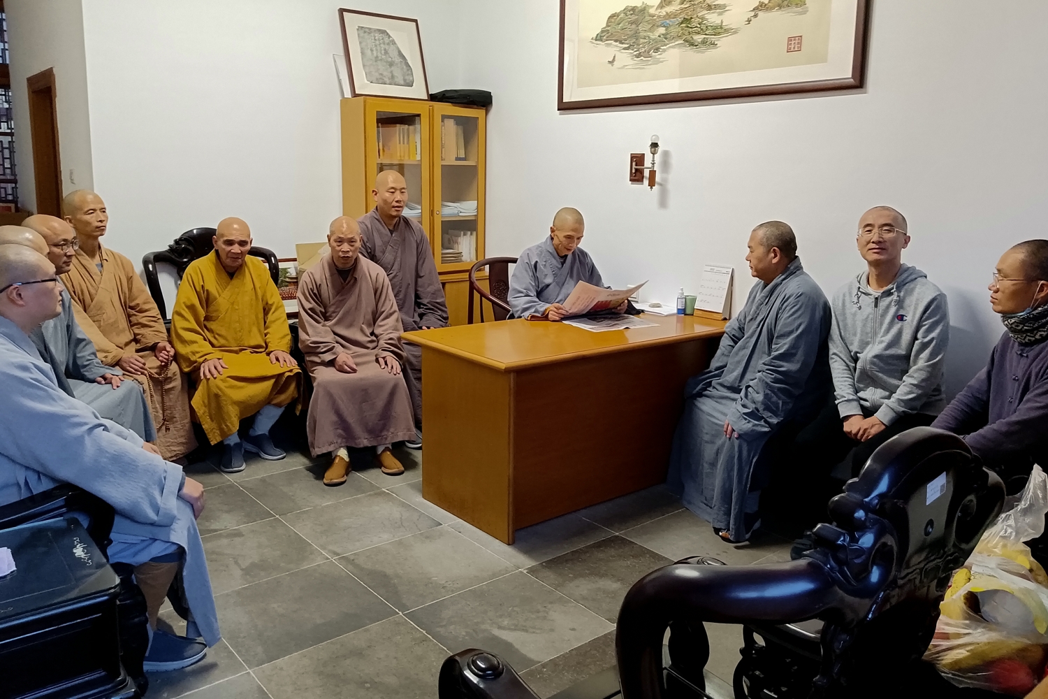 普陀山-普陀山佛教协会各寺院（单位）深入学习贯彻党的二十大精神