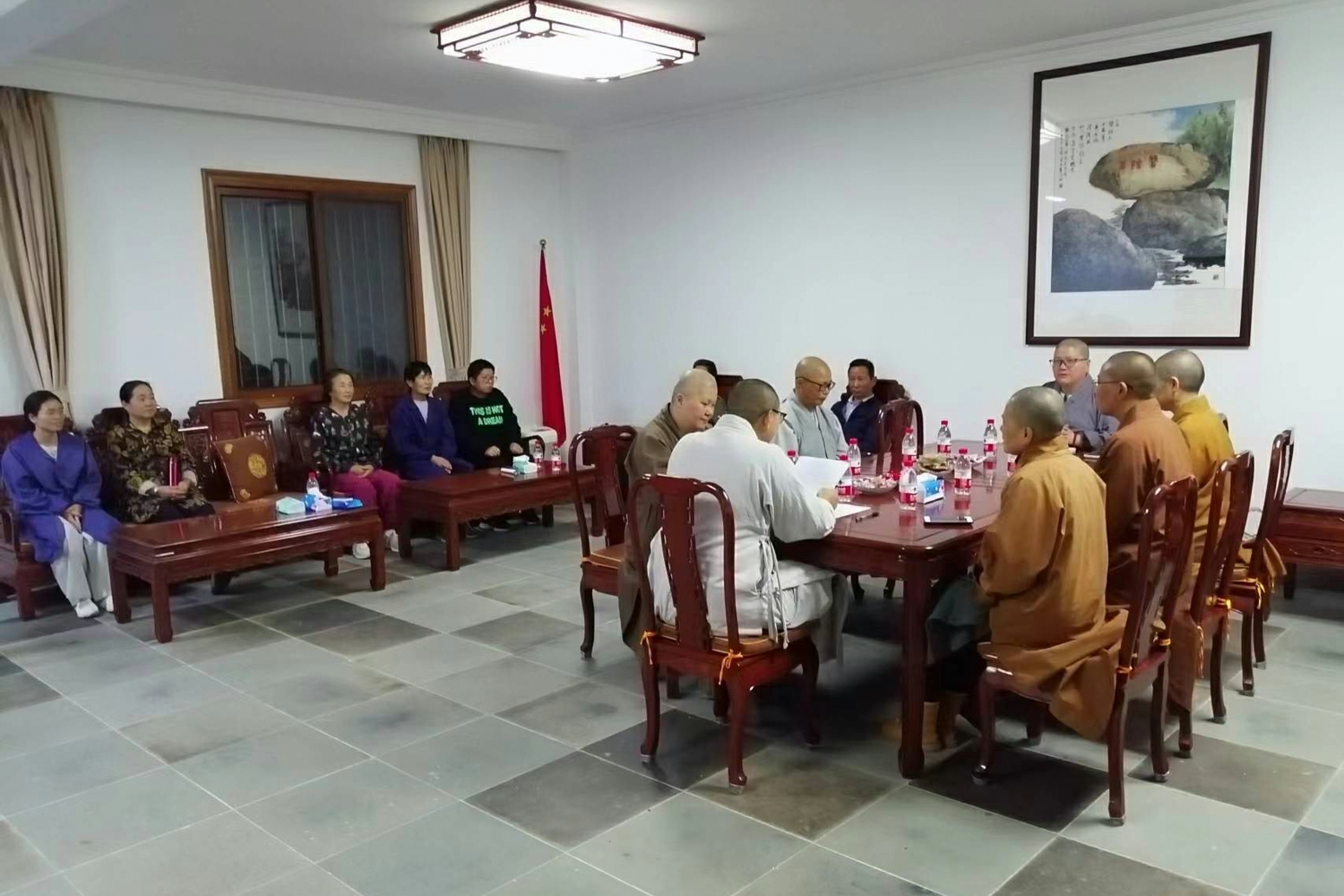 普陀山-普陀山佛教协会各寺院（单位）深入学习贯彻党的二十大精神