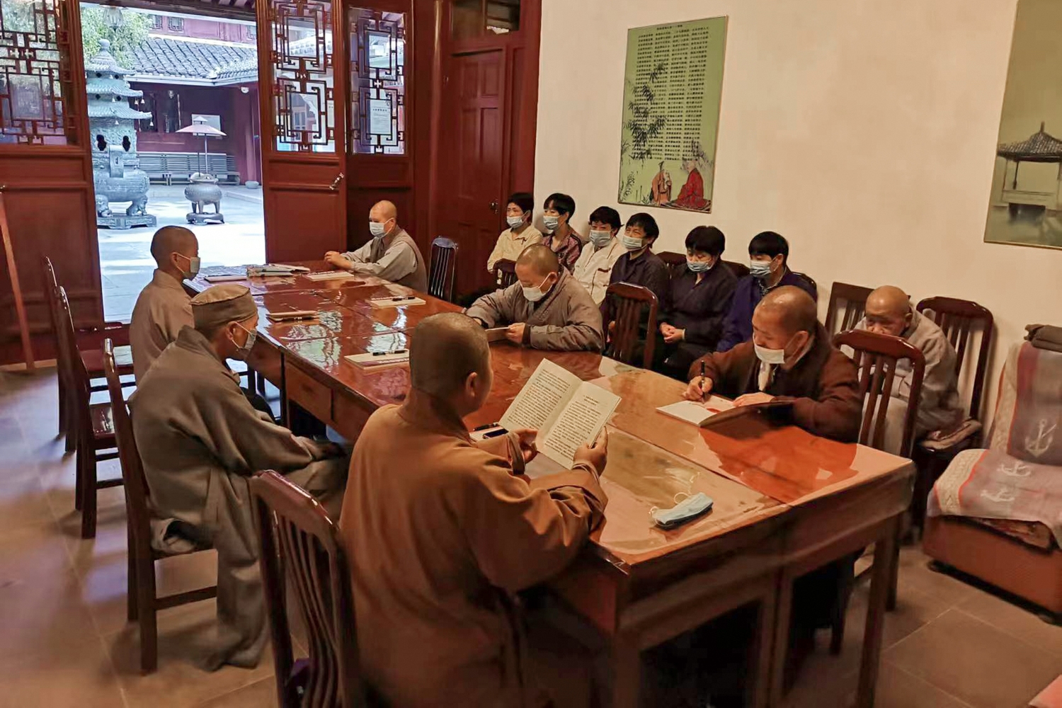 普陀山-普陀山佛教协会各寺院（单位）深入学习贯彻党的二十大精神