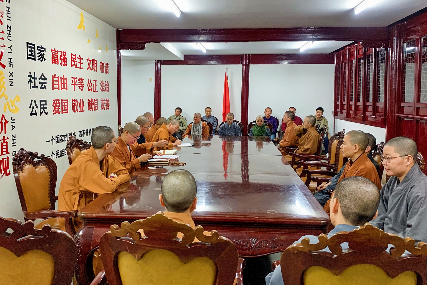 普陀山-普陀山佛教协会各寺院（单位）深入学习贯彻党的二十大精神