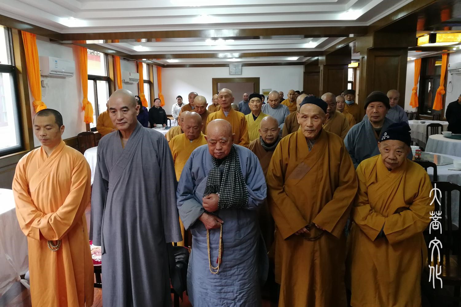 普陀山-沉痛哀悼、深切缅怀——普陀山佛教协会组织收看江泽民同志追悼大会现场直播