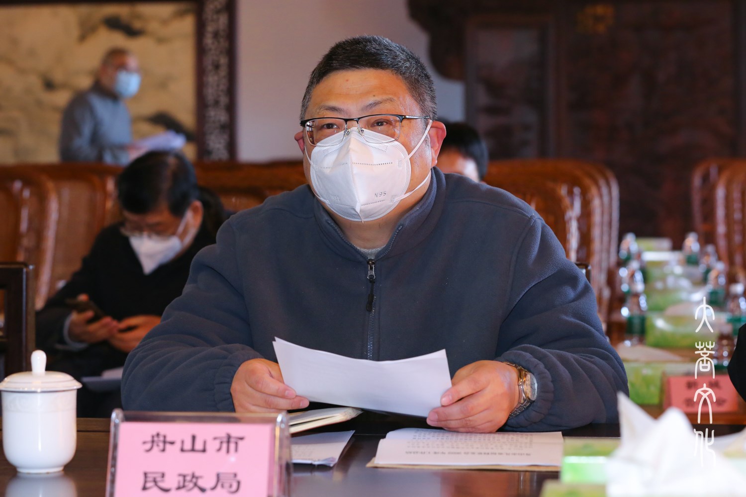 4-市民政局代表汇报2021年度佛协所捐善款使用情况.jpg