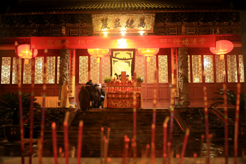 宁波蛟龙禅寺举行丁酉年供佛大斋天祈福法会