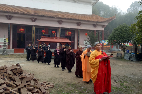 江西宜春古林寺举行拜太岁祈福法会