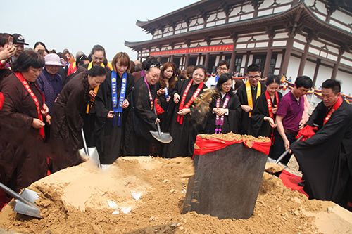 平湖圆通禅寺二期工程奠基 打造清净观音道场