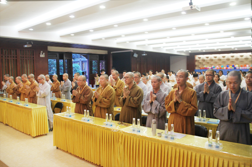 追思健钊长老 佛教英语交流基地举行诵经回向仪式