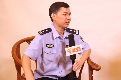 珠海普陀寺短期出家班现场采访黄伟红队长