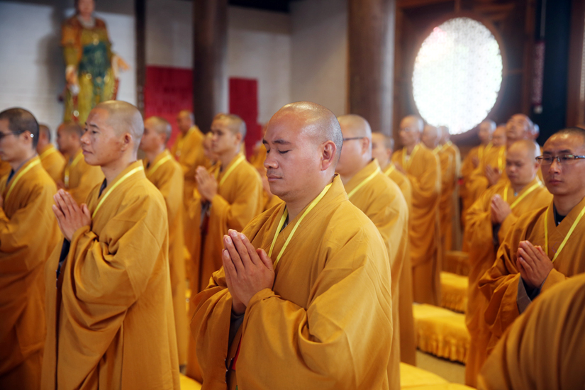 昆明宝泉寺三坛大戒法会之新戒初见、过毗尼仪式