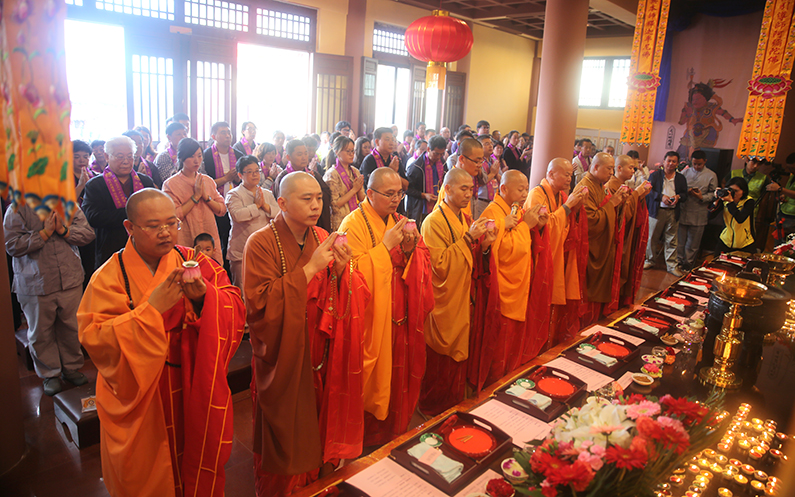 “药师信仰与佛教中国化”论坛开幕暨合卢寺祈福殿落成开光