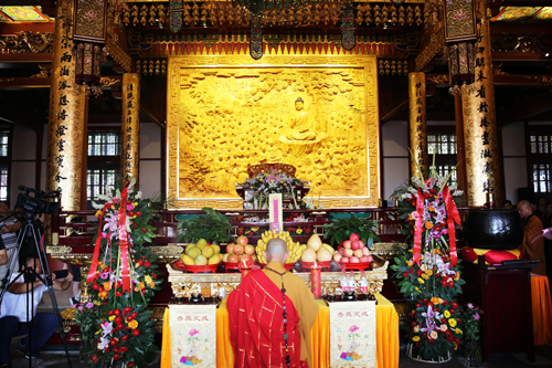 宁波天童禅寺法堂装修竣工 迎来佛陀说法圣像开光