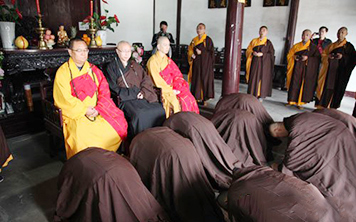 2012年宝华山隆昌寺三坛大戒法会 二坛请戒忏摩佛事