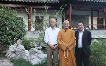著名艺术评论家阎正参访昆山延福禅寺