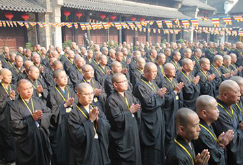 2012年宝华山隆昌寺三坛大戒法会　新戒弟子初见和尚