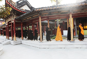 昆山市千灯延福寺启建水陆空普度大斋胜会