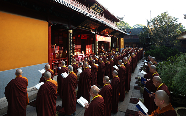普济禅寺三坛大戒法会之正授比丘戒圆满
