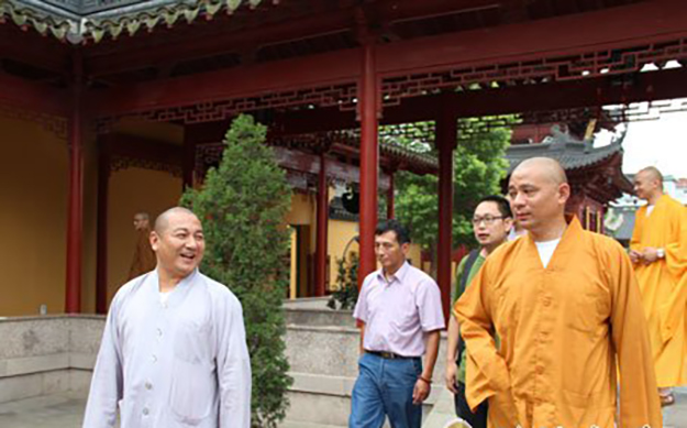 浙江嘉兴市嘉善佛协副会长兼秘书长福慧法师到安康寺参访
