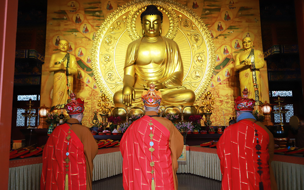 会稽山龙华寺水陆法会之送圣圆满