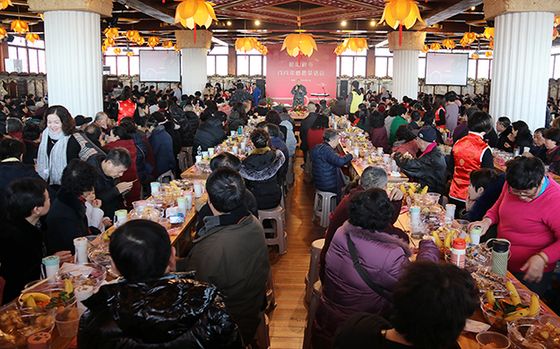 辞旧迎新 上海松隐禅寺举行2019新年茶话会