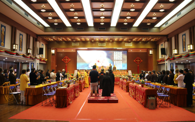 上海七宝教寺举行讽诵《地藏经》祈福法会