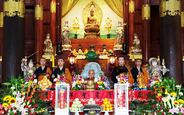 雪窦山资圣禅寺三坛大戒法会首日：上堂大斋 结界