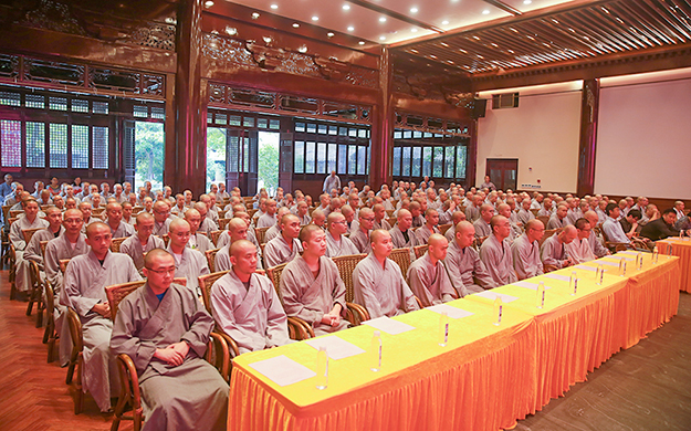 寒山学院暨清凉学院2019年秋季开学典礼在苏州重元寺举行