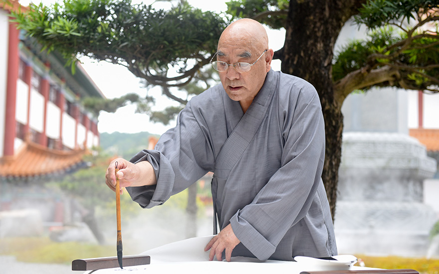 珠海普陀寺丨书道禅心 菩提一叶