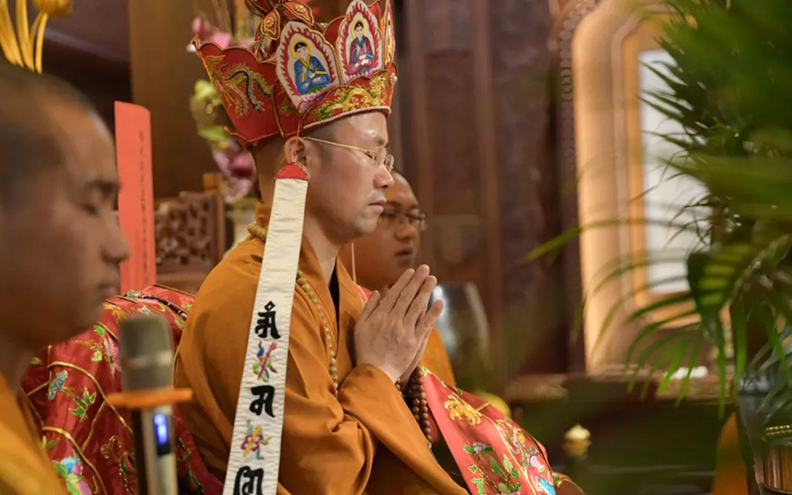 上海松江区佛教协会第五次代表会议召开 悟端法师连任会长