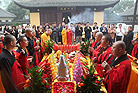巴城崇宁古寺隆重举行大型放生法会