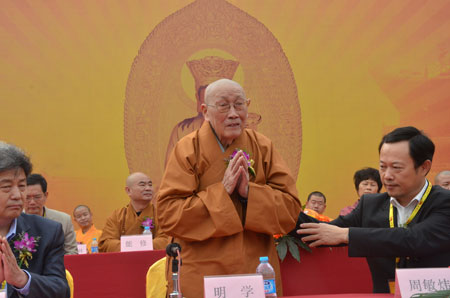 无锡南禅寺举行妙光塔院落成庆典暨佛像开光法会