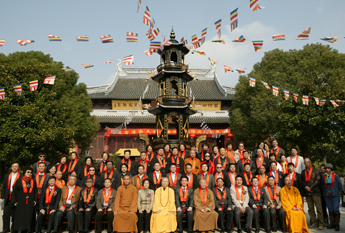 上海洪福寺续建工程动土暨捐款仪式举行（组图）