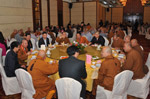 杭州灵隐寺举行2011汉传佛教讲经交流会欢迎晚宴 传印长老出席