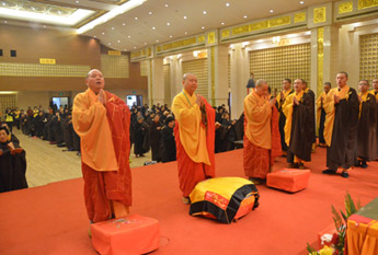玉佛寺第13届传戒法会圆满 觉醒大和尚开示