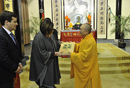波兰总统夫人参观上海玉佛禅寺