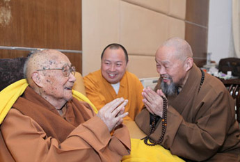 净慧长老应弘法寺之邀 深圳弘法纪行