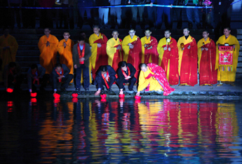 上海浦东新区南山寺隆重举行2012上海桃花节祈福法会