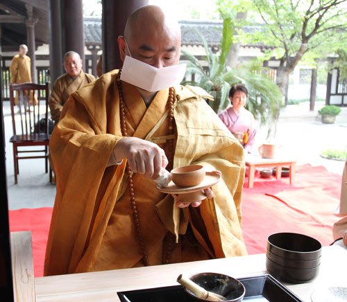 扬州大明寺隆重举行日本茶室落成开业庆典