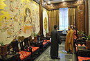 成都市佛教协会副会长大恩法师一行考察上海玉佛禅寺